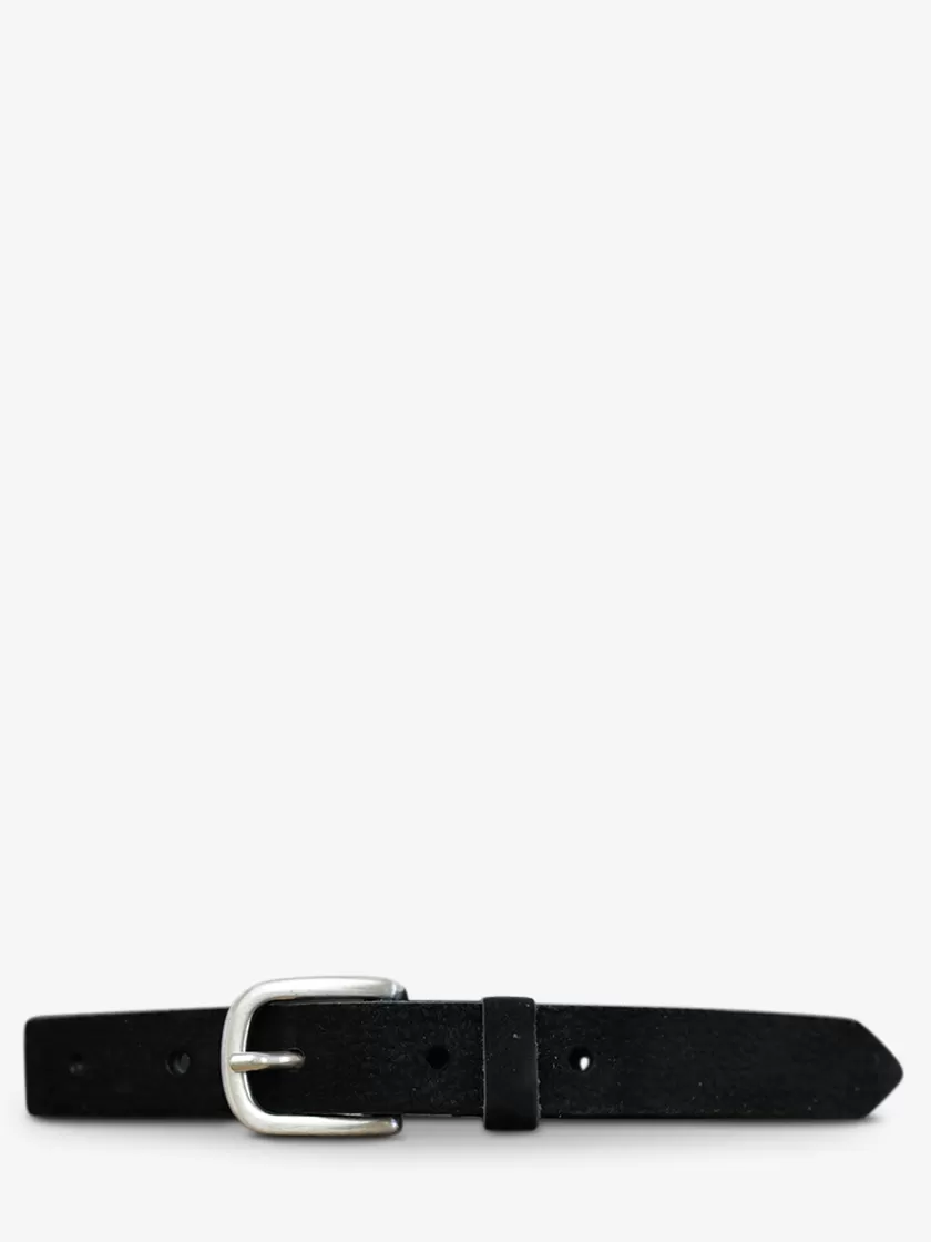 LaCeinture Magnifique Nubuck - 20mm - Black | PAUL MARIUS Outlet