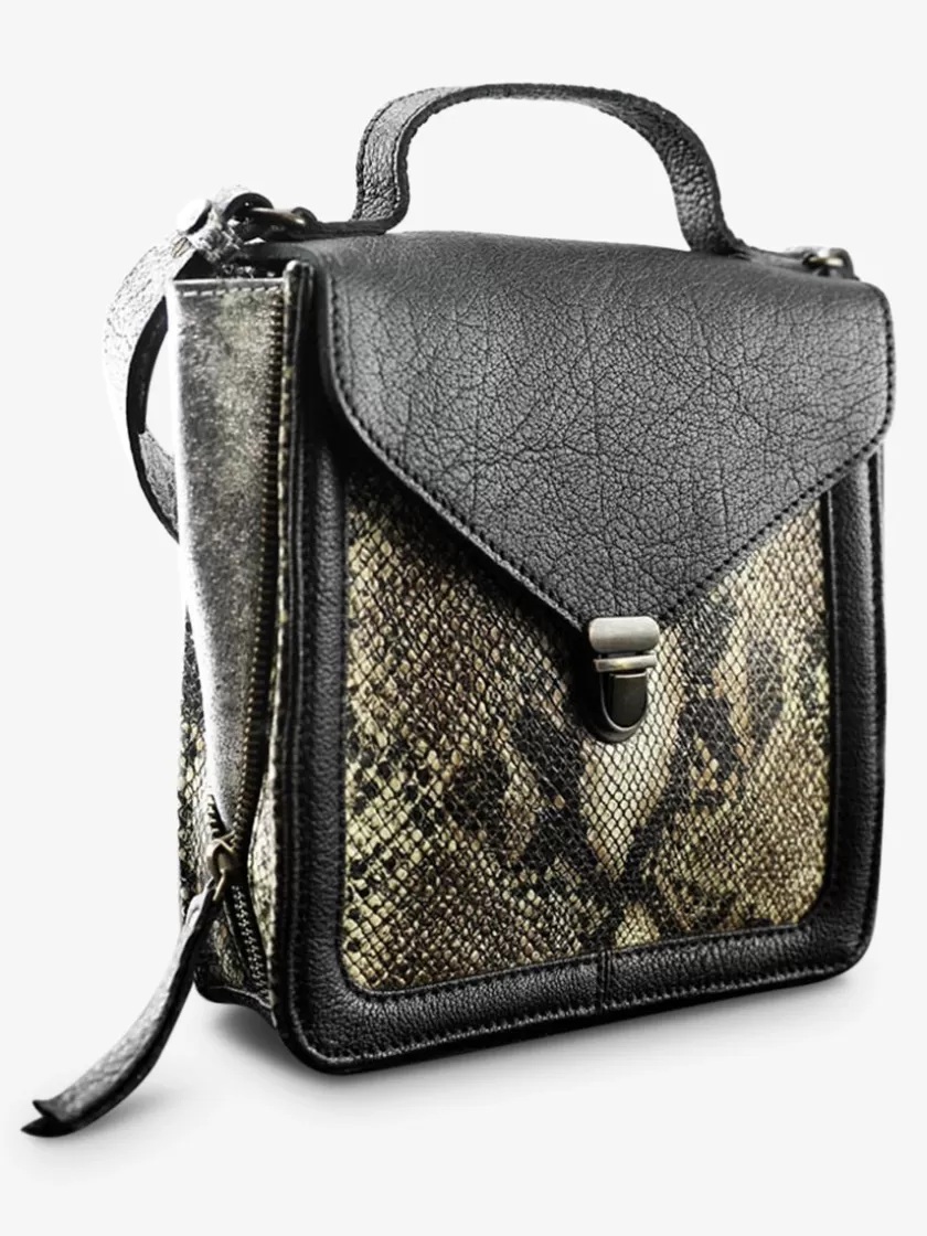 Mistinguette Python - Silver / Black | PAUL MARIUS Clearance